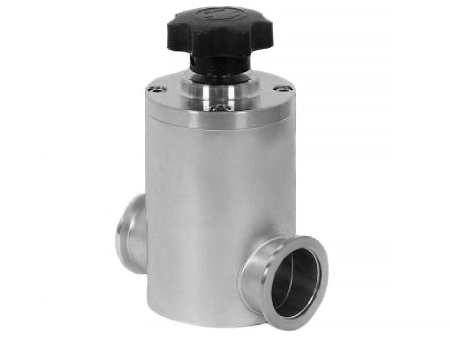 Клапан вакуумный прямоточный  GD-40B KF40 Ручной уплотнение - Сильфонное материал - Нержавеющая сталь 304SS